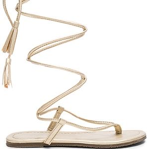 Pilyq Gold Boho Gladiator Sandal - NEW *w/Defect*